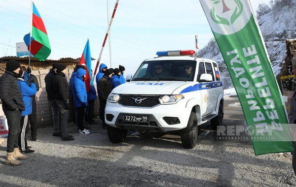 На дороге Ханкенди-Лачын созданы условия для беспрепятственного проезда автомобилей РМК - ФОТО