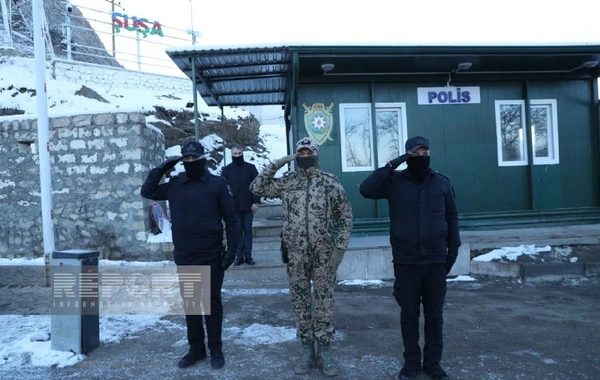 Демонстранты на дороге Ханкенди-Лачын проявляют высокую активность и на 64-й день акции - ФОТО