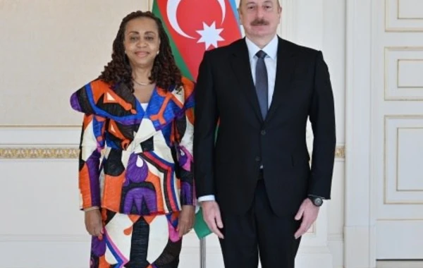 İlham Əliyev yeni səfirlərin etimadnamələrini qəbul edib - FOTO