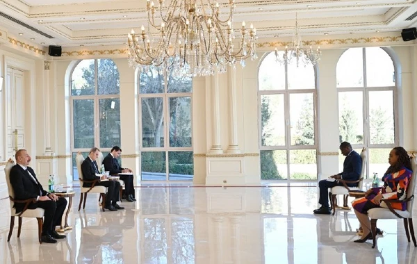 İlham Əliyev yeni səfirlərin etimadnamələrini qəbul edib - FOTO