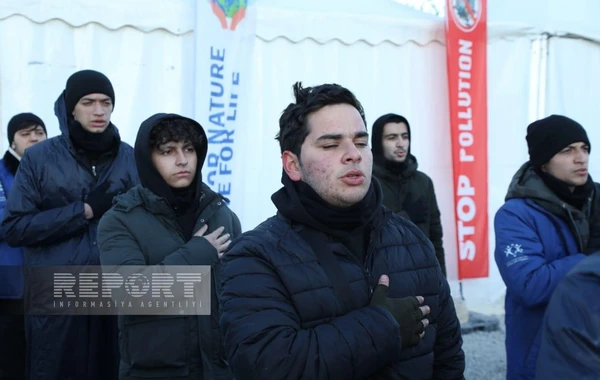 Акция на дороге Ханкенди-Лачын продолжается уже 66 дней - ФОТО