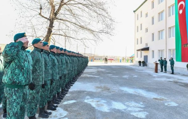 В воинской части ГПС в Джебраиле сданы в эксплуатацию жилые дома для пограничников - ФОТО