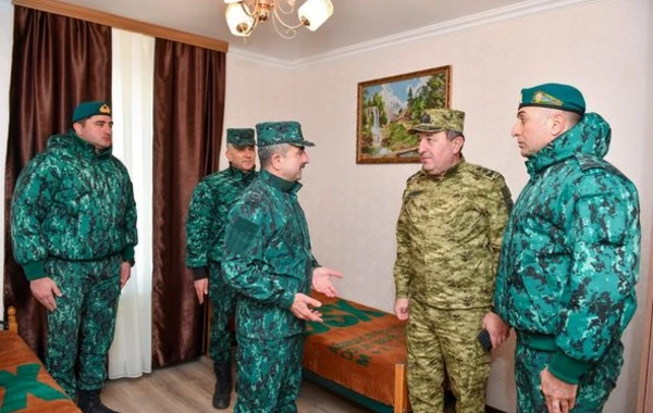 В воинской части ГПС в Джебраиле сданы в эксплуатацию жилые дома для пограничников - ФОТО