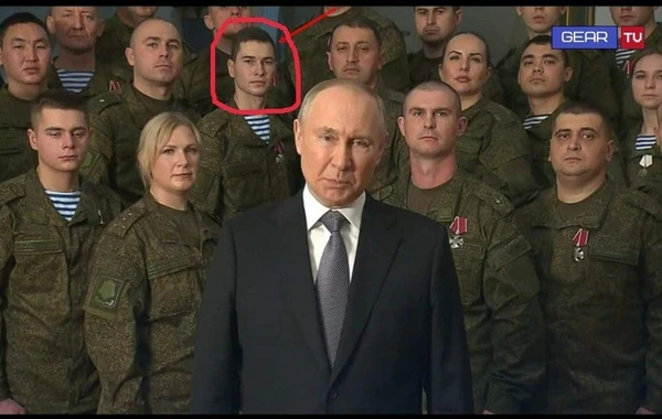 Putinin Yeni il müraciətinin arxa planındakı hərbçi Ukraynada zərərsizləşdirilib