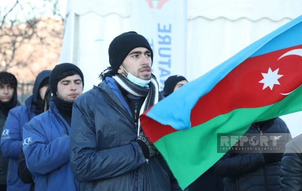 Акция на дороге Ханкенди-Лачын продолжается уже 68 дней - ФОТО