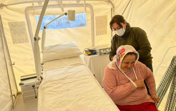 FHN-in Türkiyədəki mobil səhra hospitallarında 729 nəfərə tibbi xidmət göstərilib - FOTO/VİDEO