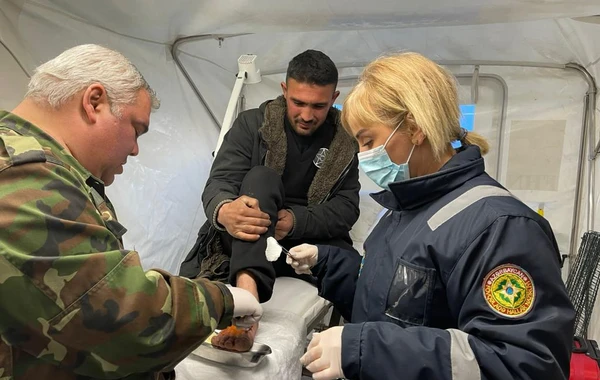 FHN-in Türkiyədəki mobil səhra hospitallarında 729 nəfərə tibbi xidmət göstərilib - FOTO/VİDEO