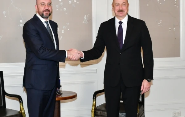 В Мюнхене состоялась встреча Президента Ильхама Алиева с президентом Совета Европейского Союза
