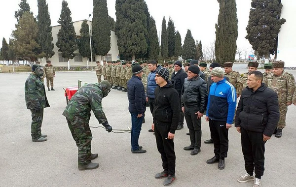 Azərbaycan Ordusunun səfərbərlik təminat bazasında komanda-qərargah təlimi keçirilib - FOTO/VİDEO