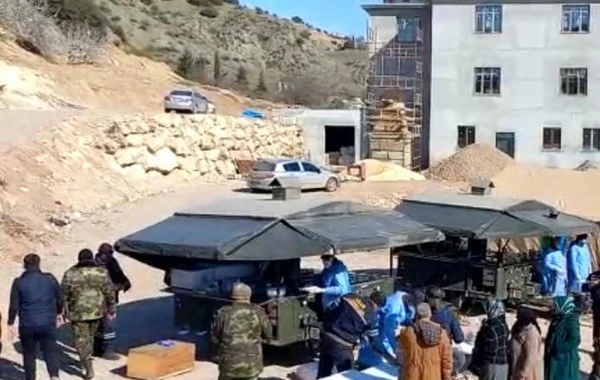 Azərbaycan xilasediciləri Kahramanmaraşda 3 ünvanda növbəti çadır şəhərcikləri qurub - FOTO/VİDEO