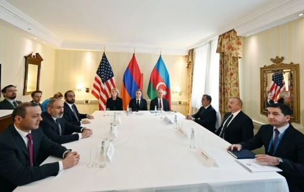 В Мюнхене состоялась встреча Ильхама Алиева с госсекретарем США и премьер-министром РА - ОБНОВЛЕНО + ФОТО