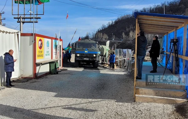 По дороге Ханкенди-Лачын беспрепятственно проехали 45 автомобилей РМК - ОБНОВЛЕНО + ФОТО