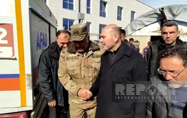 Soylu: "Azərbaycan xilasediciləri qardaşlığın ən böyük nümunəsini göstərir" - FOTO
