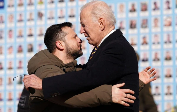 Zelenski: "Baydenlə bugünkü görüşün nəticələri döyüş meydanında öz əksini tapacaq” - FOTO