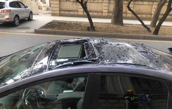 Bakıda yaşayış binasında partlayış olub - FOTO/VİDEO