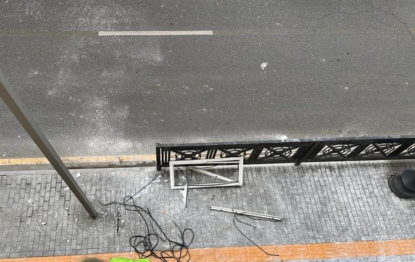Bakıda yaşayış binasında partlayış olub - FOTO/VİDEO