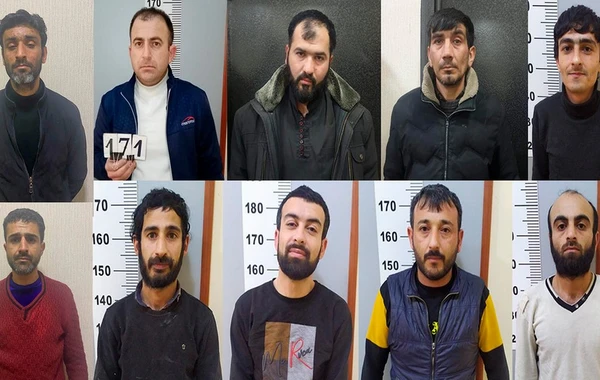 İran vətəndaşının narkokuryerliyə cəlb etdiyi dəstə üzvləri Bakıda tutuldular - FOTO/VİDEO