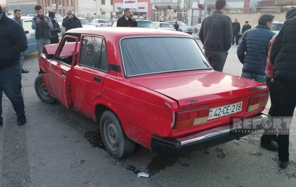 Azərbaycanda zəncirvari qəza - Yaralılar var - FOTO