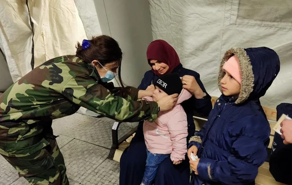 FHN-in Türkiyədəki mobil səhra hospitallarında 1 364 nəfərə tibbi xidmət göstərilib - VİDEO