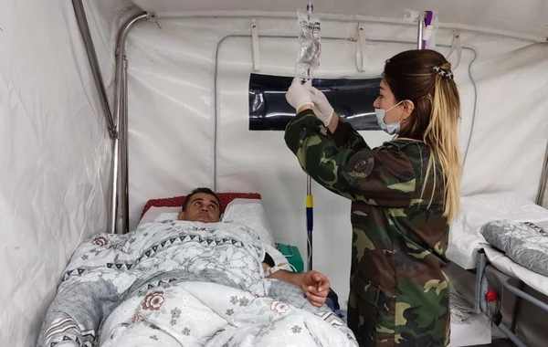 FHN-in Türkiyədəki mobil səhra hospitallarında 1 364 nəfərə tibbi xidmət göstərilib - VİDEO