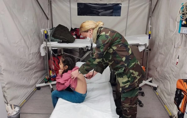 FHN-in Türkiyədəki mobil səhra hospitallarında 1 364 nəfərə tibbi xidmət göstərilib - VİDEO