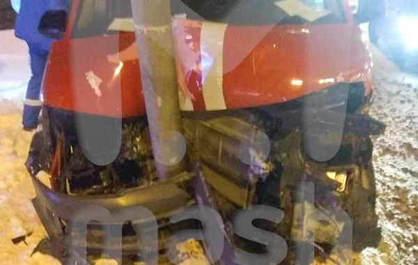 Врио начальника ГУ МЧС России по Москве  попал в ДТП, когда ехал к месту пожара в отеле - ФОТО