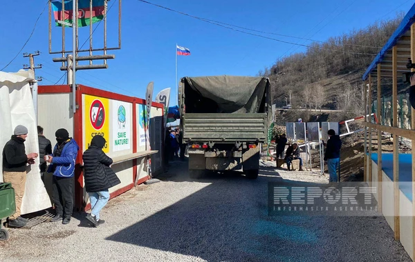 По дороге Ханкенди-Лачын беспрепятственно проехали 76 автомобилей миротворцев - ФОТО