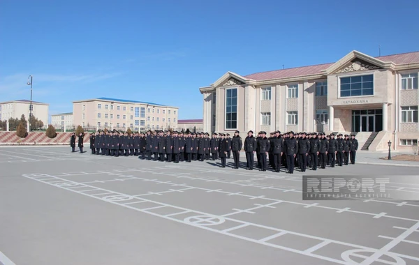 Naxçıvan DİN-in Orta İxtisas Polis Məktəbində andiçmə mərasimi keçirilib - FOTO