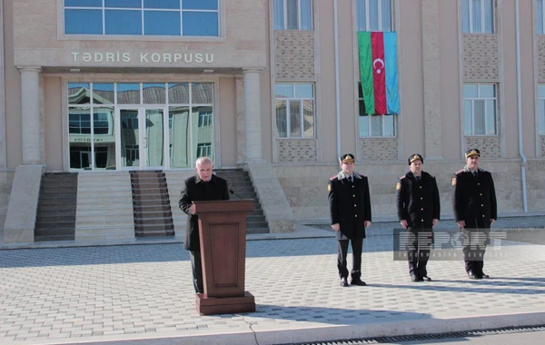 Naxçıvan DİN-in Orta İxtisas Polis Məktəbində andiçmə mərasimi keçirilib - FOTO
