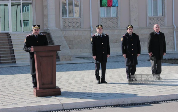Naxçıvan DİN-in Orta İxtisas Polis Məktəbində andiçmə mərasimi keçirilib - FOTO