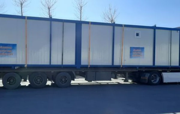 Из Азербайджана в Турцию отправлено 5 домов модульного типа - ФОТО