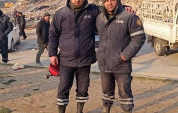 Azərbaycan xilasedicisi: "Kahramanmaraşda dağıntılar altından çıxartdığımız şəxs ağlayıb, bizi qucaqladı" - FOTO
