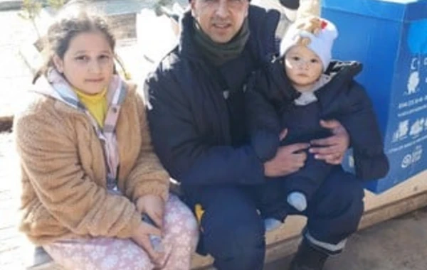 Azərbaycan xilasedicisi: "Kahramanmaraşda dağıntılar altından çıxartdığımız şəxs ağlayıb, bizi qucaqladı" - FOTO
