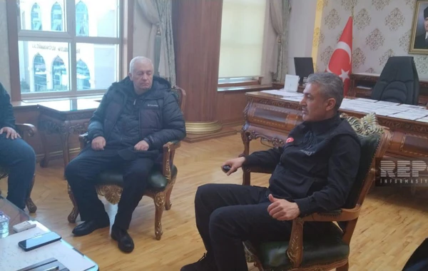 Karaman valisi Kahramanmaraşda general Etibar Mirzəyevlə görüşüb - FOTO
