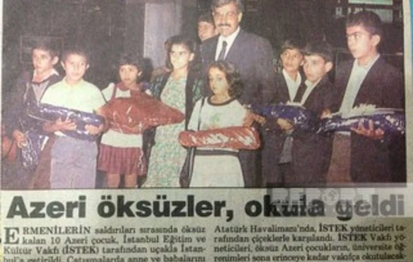Xocalılı uşaqları Türkiyəyə aparan professor: “Onlardan birini övladlığa götürdüm” - FOTO