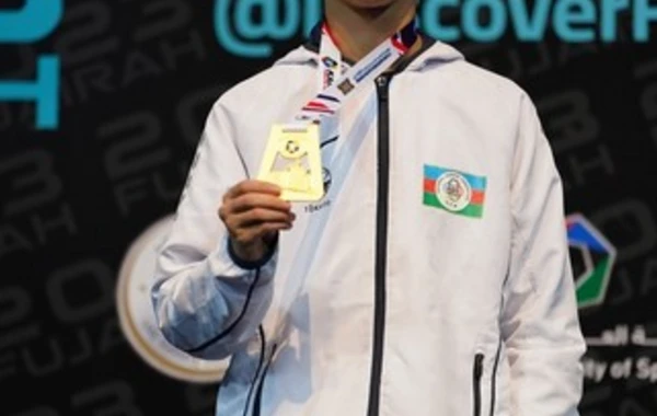 Karateçimiz Fujeirada qızıl medal qazanıb - FOTO