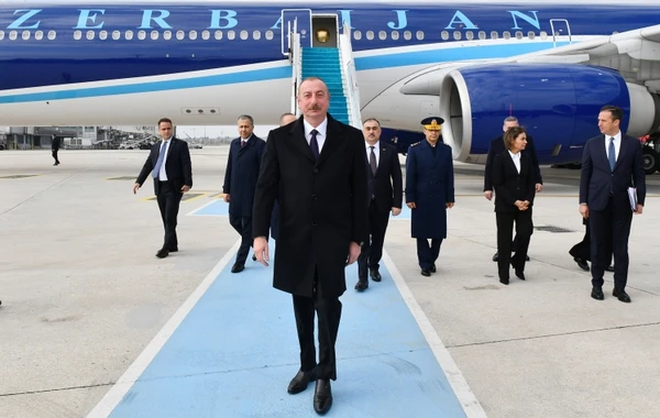 İlham Əliyev Türkiyəyə işgüzar səfərə gedib - FOTO/VİDEO - YENİLƏNİB