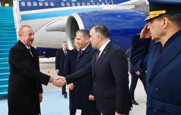 İlham Əliyev Türkiyəyə işgüzar səfərə gedib - FOTO/VİDEO - YENİLƏNİB