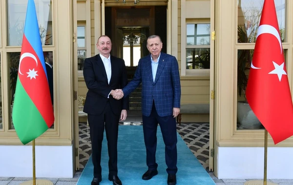 İstanbulda İlham Əliyevlə Rəcəb Tayyib Ərdoğanın görüşü olub - FOTO - YENİLƏNİB
