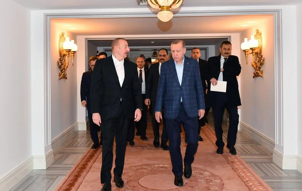 İstanbulda İlham Əliyevlə Rəcəb Tayyib Ərdoğanın görüşü olub - FOTO - YENİLƏNİB