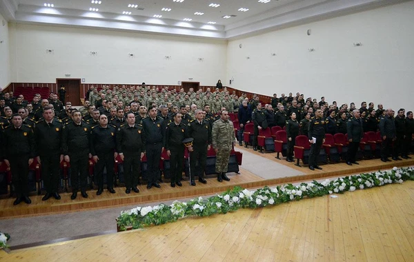 В Учебно-тренировочном центре армии состоялось мероприятие, посвященное Ходжалинскому геноциду - ФОТО
