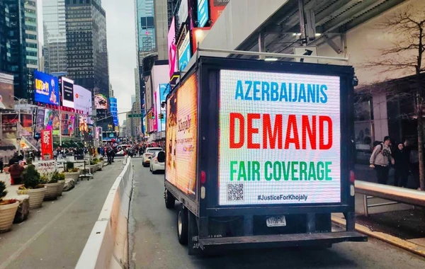 ABŞ-ın müxtəlif şəhərlərində “Xocalıya ədalət!” məlumatlandırma aksiyası keçirilb - FOTO
