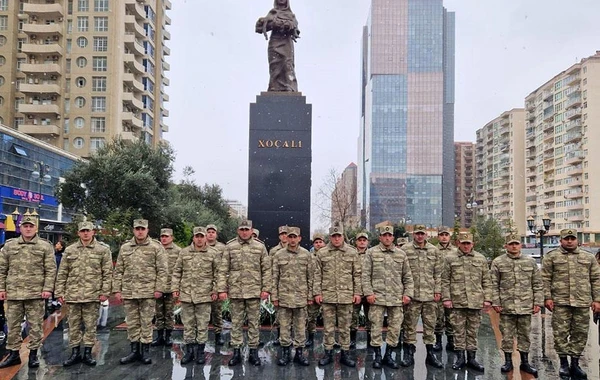 Azərbaycan Ordusunda Xocalı soyqırımının 31-ci ildönümü ilə əlaqədar silsilə tədbirlər keçirilib - FOTO/VİDEO