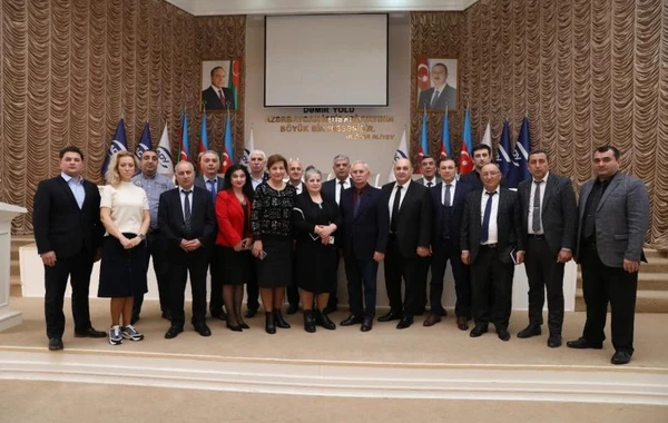 Dəmiryolçuların Müstəqil Həmkarlar İttifaqı Respublika Komitəsinin növbədənkənar Plenumu keçirilib - FOTO