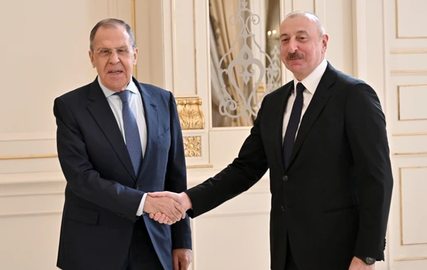 Prezident İlham Əliyev Rusiyanın xarici işlər naziri Sergey Lavrovu qəbul edib - FOTO - YENİLƏNİB