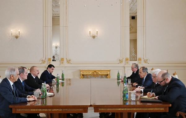 Prezident İlham Əliyev Rusiyanın xarici işlər naziri Sergey Lavrovu qəbul edib - FOTO - YENİLƏNİB