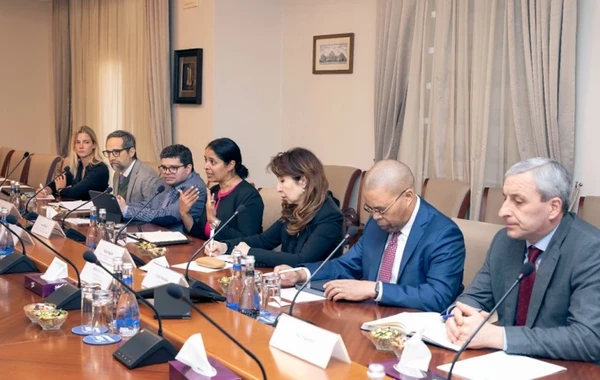 “Azərbaycan Dəmir Yolları’’ QSC Dünya Bankı ilə “Orta Dəhliz’’in inkişaf perspektivlərini müzakirə edib - FOTO