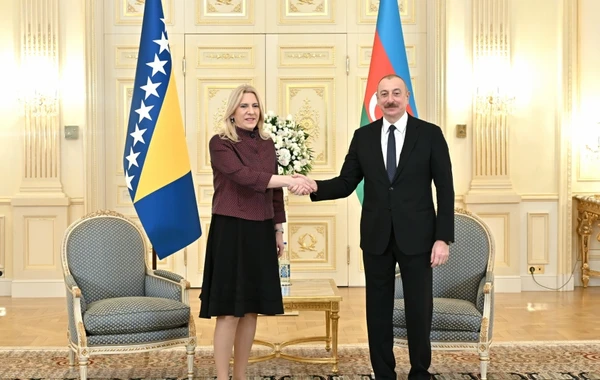 İlham Əliyev Bosniya və Herseqovinanın Rəyasət Heyətinin Sədri ilə görüşüb - FOTO - YENİLƏNİB