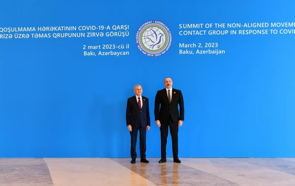 Президент Ильхам Алиев принял участие на саммите Контактной группы ДН в Баку - ОБНОВЛЕНО + ВИДЕО