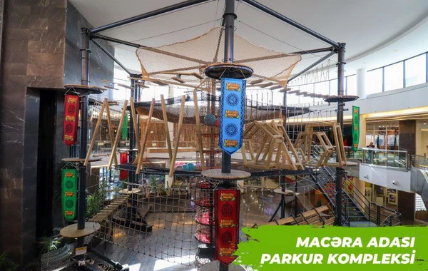 "Macəra Adası" - ekstremal əyləncə həvəskarları üçün unikal parkur kompleksi! - FOTO